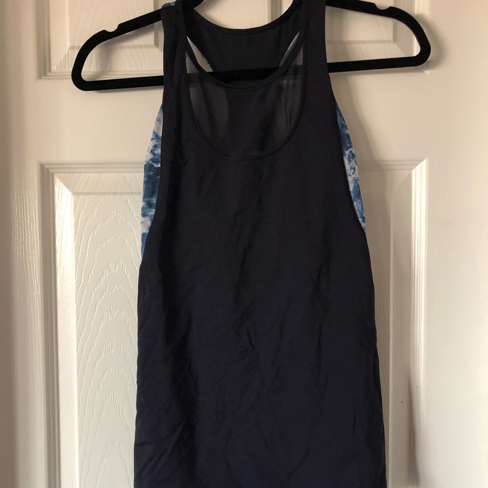 Lululemon Black and Blue Tank Top